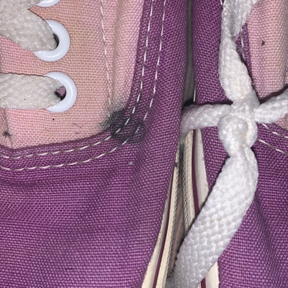 90S Made In Usa Vans Authentic Pink l Men 8.5 vintage - Picture 2 of 7